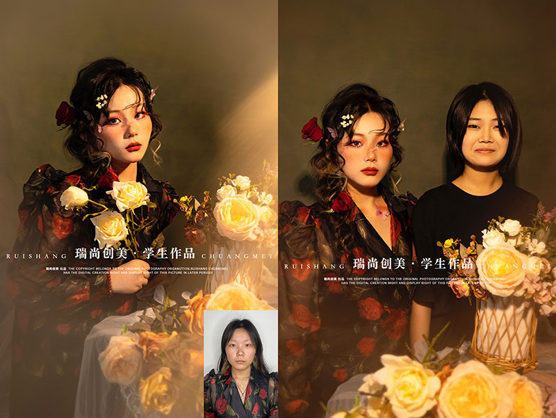 瑞尚創(chuàng)美 · 影樓班「油畫(huà)少女」化妝造型作品展